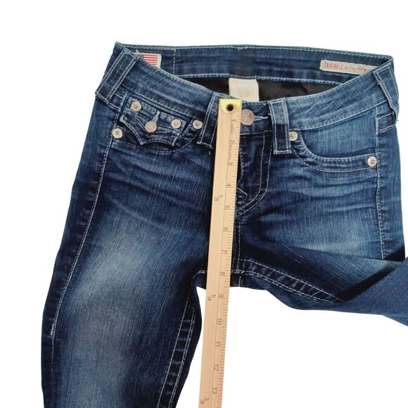 True Religion Serena Women's Skinny Flap Pockets Stretch Jeans Size 25 USA Made - Picture 12 of 16